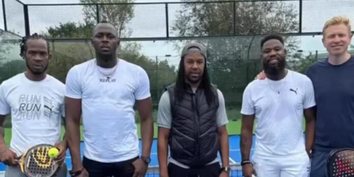 el-relampago-ilumina-el-padel:-usain-bolt-se-prueba-con-la-pala