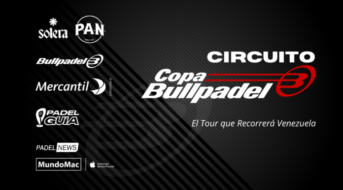 El tour que recorrerá Venezuela, la Copa Bullpadel anuncio su calendario