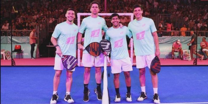 asi-fue-el-reencuentro-entre-dos-miticas-parejas-del-padel-en-francia