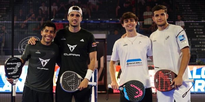 los-superpibes-y-galan-chingotto-se-exhiben-para-cerrar-una-gran-jornada-de-padel-en-el-major-de-roma