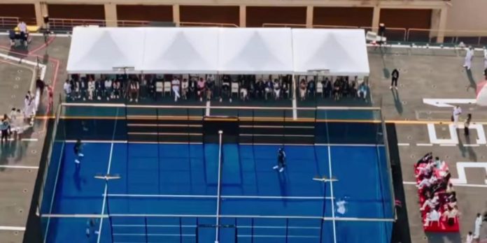 un-nuevo-espacio-desbloqueado:-exhibicion-de-premier-padel-en-un-portaviones